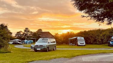 Cumbria campsite