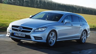 Mercedes CLS Shooting Brake front tracking