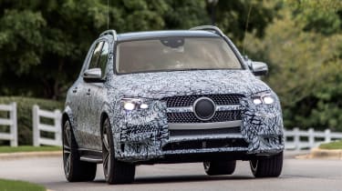 Mercedes GLE prototype - front tracking