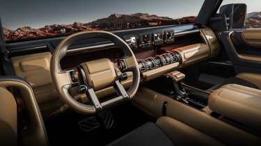 Hyundai Boulder SUV concept - front interior 