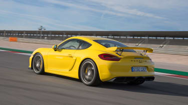 Porsche Cayman GT4 - rear action