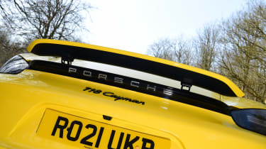 Porsche 718 Cayman - rear badge