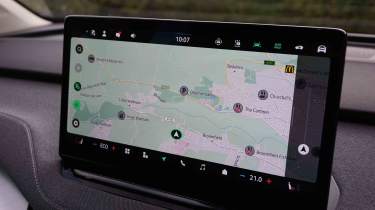 Skoda Enyaq - sat-nav screen