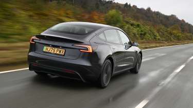 Tesla Model 3 - rear tracking