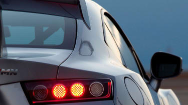 Toyota GRMN FR Sports Concept Platinum rear light teaser