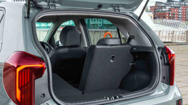 Kia Picanto - boot with seats partially folded