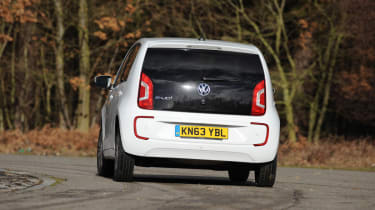 Volkswagen e-up rear action