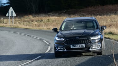 Ford Mondeo Vignale road trip - front cornering