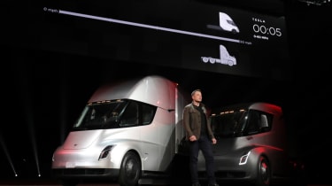 Tesla lorry - electric truck revealed - Elon Musk speaking