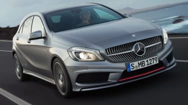 Mercedes A-Class front tracking