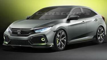 New Honda Civic leaked pics mk10 - front