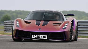 Lotus Evija - front cornering