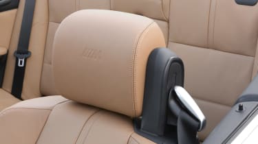 BMW M3 Convertible seatbelt head rest