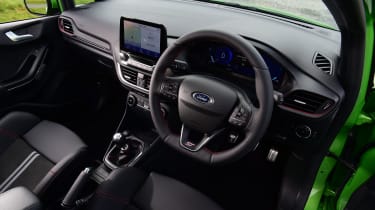 Fiesta ST vs Polo GTI vs i20 N - Fiesta ST interior