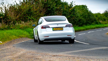 Tesla Model 3 – rear cornering
