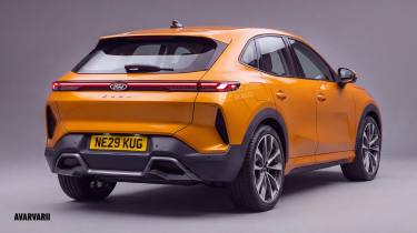 Ford Kuga render - rear (watermarked)