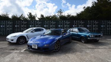 Mazda RX-3, RX-7 and RX-8
