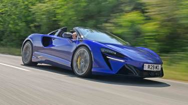 McLaren Artura Spider - front tracking, driver&#039;s side