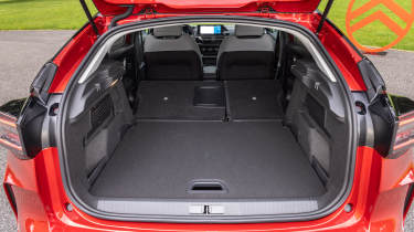 Citroen C4 - boot seats down