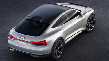 Audi e-tron Sportback concept - above