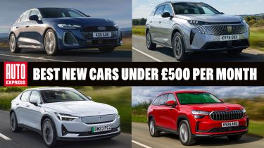 Best new cars under £500 per month - header image