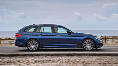 New BMW 5 Series Touring - side action