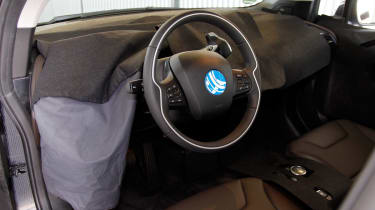 BMW i3 prototype steering wheel