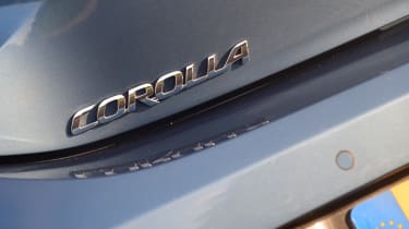 Toyota Corolla hybrid Long term - badge