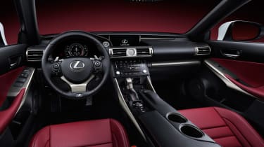 New Lexus IS F Sport interior