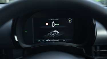 Fiat 600 Hybrid Sport - driver display