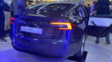 Tesla Model 3 facelift - Munich rear 2