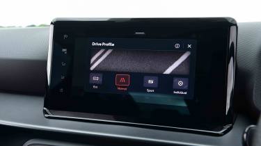 SEAT Ibiza - drive mode screen