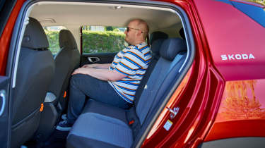 Ellis Hyde sat in the Skoda Epiq