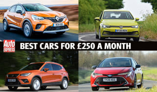 Best new cars for under £250 per month - header