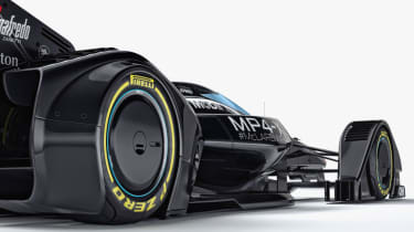 McLaren MP4-X - wheels
