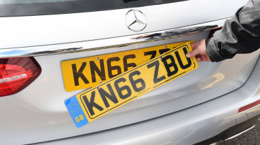 Mercedes E-Class Estate long term - first report plate change