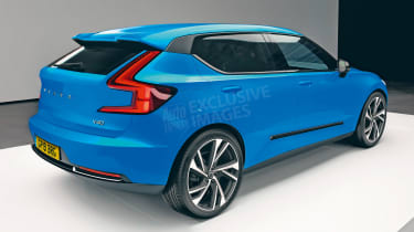 Volvo V40 exclusive images - rear