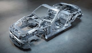 Mercedes SL aluminium chassis