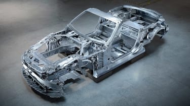 Mercedes SL aluminium chassis