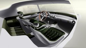 GTO Engineering Project Moderna - racing green leather interior