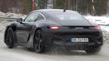 Porsche Cayman EV - rear 3/4