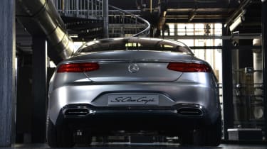 Mercedes S-Class Coupe Concept 2014 rear