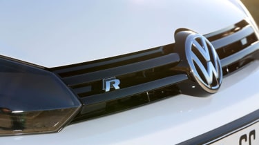 VW Golf R badge