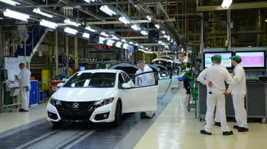 Honda's Swindon factory - Honda Civic