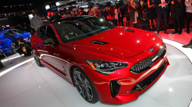 Kia Stinger GT - show front red