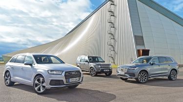 Audi Q7 vs Volvo XC90 &amp; Land Rover Discovery