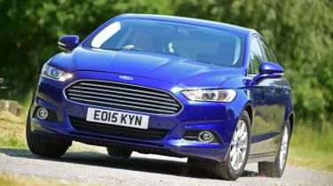 Ford Mondeo - front blue