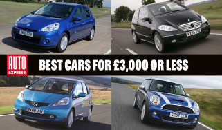 Best cars for £3,000 or less - header image 