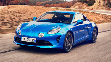 Alpine A110 - front tracking