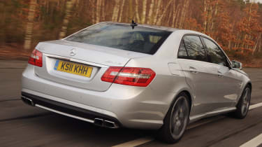 Mercedes E63 AMG rear tracking